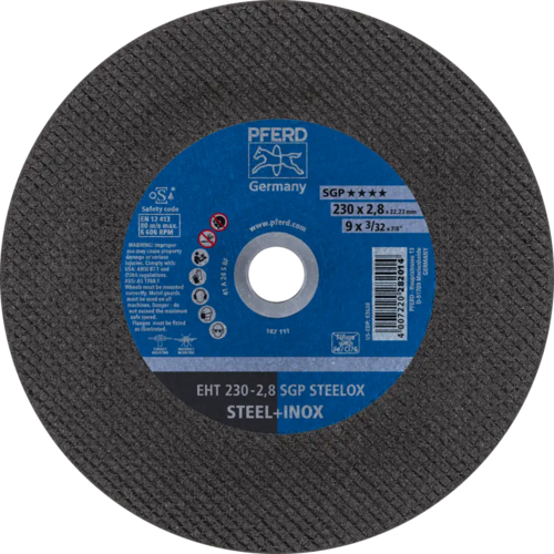 Tarcza do cięcia metalu 230x2,8x22,23 SGP STEELOX płaska Pferd 61328722 1
