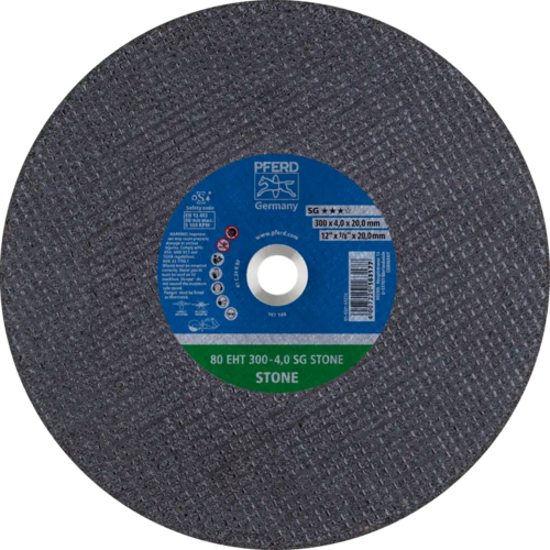 Tarcza do cięcia betonu 300x4x20 SG STONE płaska Pferd 61629320 1