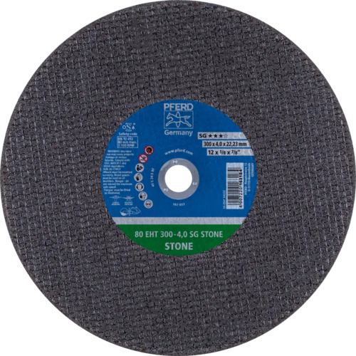 Tarcza do cięcia betonu 300x4x22,23 SG STONE płaska Pferd 61629322 1