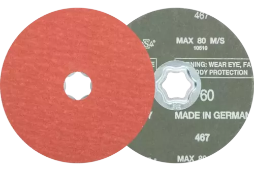 Tarcza fibrowa COMBICLICK korund Ø 125 mm A-COOL60 do stali szlachetnej 1
