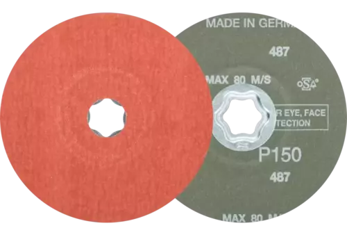 Tarcza fibrowa COMBICLICK korund Ø 125 mm A-COOL150 do stali szlachetnej 1
