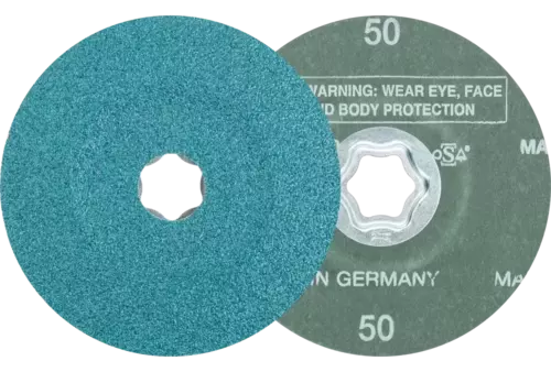 Tarcza włókninowa cyrkon COMBICLICK Ø115 mm Z50 do szlifu zgrubnego na stali 1