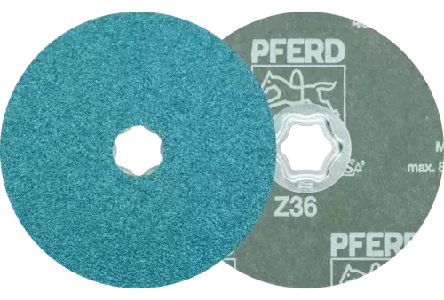 Tarcza włókninowa cyrkon COMBICLICK Ø 125 mm Z36 do szlifu zgrubnego na stali 1