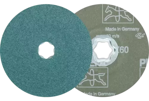 Tarcza włókninowa cyrkon COMBICLICK Ø 125 mm Z60 do szlifu zgrubnego na stali 1