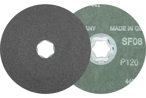 Tarcza fibrowa COMBICLICK SiC Ø115 mm SIC120 do twardych metali nieżelaznych 1