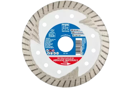 Diamentowa ściernica do przecinania DG 125 × 2,2 × 22,23 mm SG do cięcia kamienia/betonu, wysoka jakość cięcia 1
