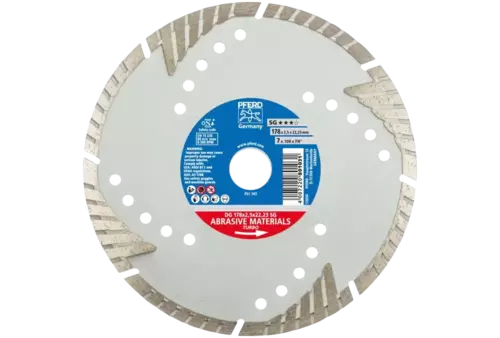 Diamentowa ściernica do przecinania DG 178 × 2,5 × 22,23 mm SG do cięcia kamienia/betonu, wysoka jakość cięcia 1