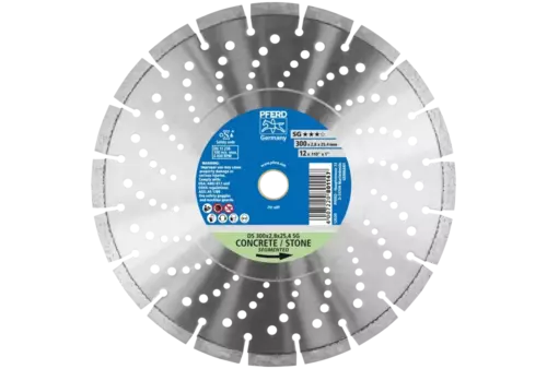 Diamentowa ściernica do przecinania DS 300 × 2,8 × 25,4 mm SG do szybkiego cięcia kamienia i betonu 1