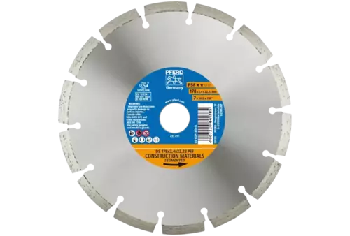 Diamentowa ściernica do przecinania DS 178 × 2,4 × 22,23 mm PSF do szybkiego cięcia kamienia i betonu 1