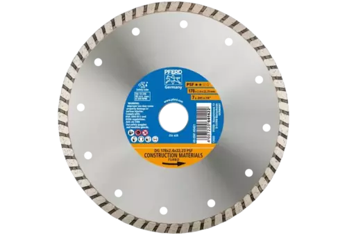 Diamentowa ściernica do przecinania DG 178 × 2,4 × 22,23 mm PSF do cięcia kamienia/betonu, wysoka jakość cięcia 1
