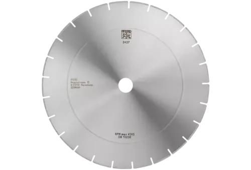 Diamentowa ściernica do przecinania D1A1R 350 × 2,8 × 30,0 mm D427 (zgrubna) segmentowana do TWS/CFRP 1