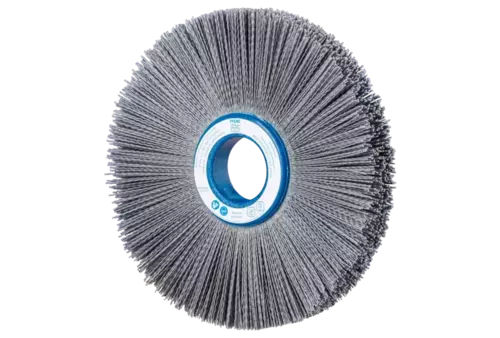 SZCZOTKI KOMPOZYTOWE tarczowe FLEX RBUP Ø 250 × 25 × 50,8 mm włókno SiC do otworu Ø 1,00 mm, ziarno 120, stacjonarne 1
