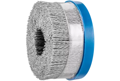 SZCZOTKI KOMPOZYTOWE talerzowe DBUR Ø 100 x 22,2 mm włókno SiC do otworu Ø 1,10 mm, ziarno 80, stacjonarne 1