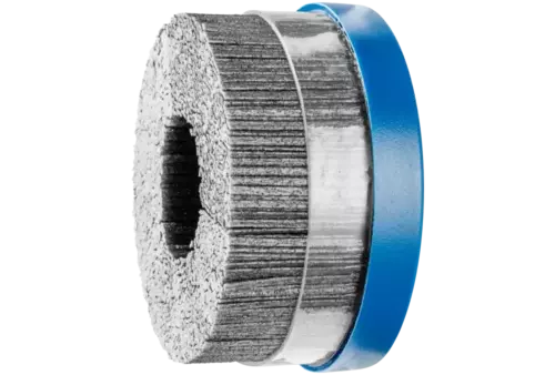 SZCZOTKI KOMPOZYTOWE talerzowe DBUR Ø 100 x 22,2 mm włókno SiC do otworu Ø 1,14 mm, ziarno 80, stacjonarne 1