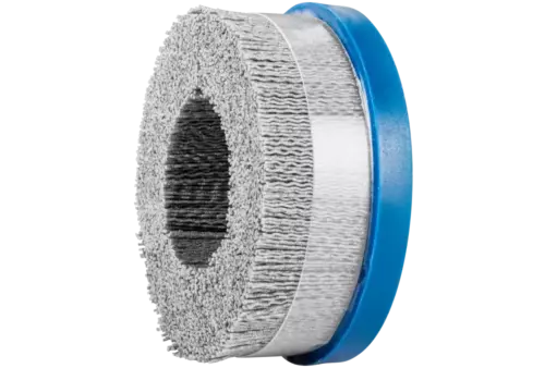 SZCZOTKI KOMPOZYTOWE talerzowe DBUR Ø 125 × 22,2 mm włókno SiC do otworu Ø 1,10 mm, ziarno 80, stacjonarne 1
