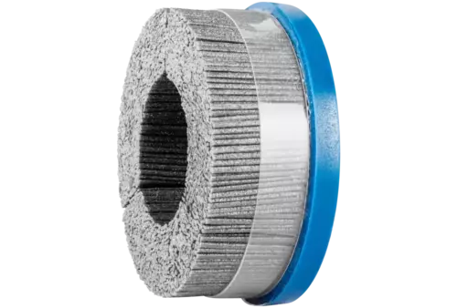 SZCZOTKI KOMPOZYTOWE talerzowe DBUR Ø 125 × 22,2 mm włókno SiC do otworu Ø 1,14 mm, ziarno 80, stacjonarne 1