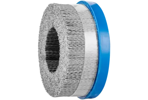 SZCZOTKI KOMPOZYTOWE talerzowe DBUR Ø 125 × 22,2 mm włókno SiC do otworu Ø 1,10 mm, ziarno 120, stacjonarne 1