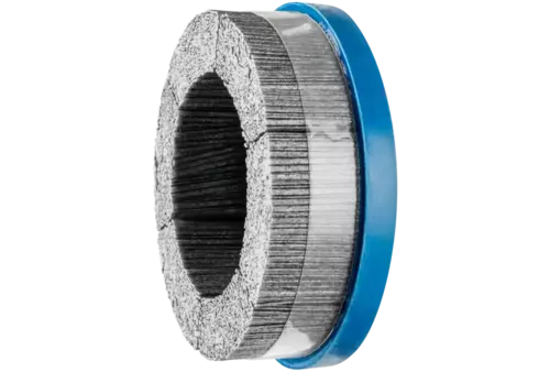 SZCZOTKI KOMPOZYTOWE talerzowe DBUR Ø 150 × 22,2 mm włókno SiC do otworu Ø 1,14 mm, ziarno 80, stacjonarne 1