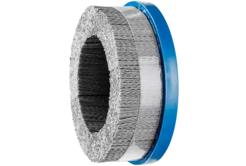 SZCZOTKI KOMPOZYTOWE talerzowe DBUR Ø 150 × 22,2 mm włókno SiC do otworu Ø 1,10 mm, ziarno 120, stacjonarne 1