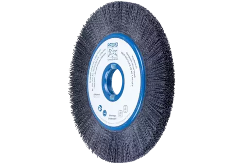 SZCZOTKI KOMPOZYTOWE tarczowe FLEX RBUP Ø 300 × 13 × 50,8 mm włókno ceramiczne Ø 1,10 mm, ziarno 80, stacjonarne 1