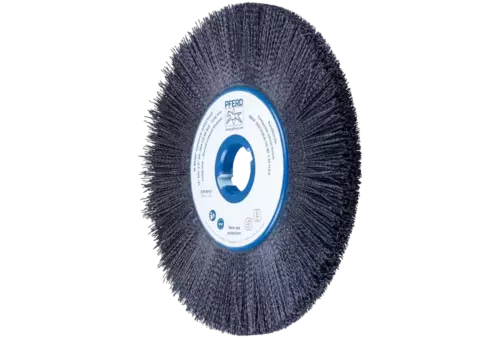 SZCZOTKI KOMPOZYTOWE tarczowe FLEX RBUP Ø 350 × 13 × 50,8 mm włókno ceramiczne Ø 1,10 mm, ziarno 80, stacjonarne 1