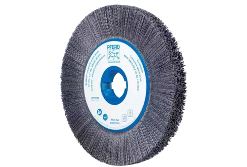 SZCZOTKI KOMPOZYTOWE tarczowe FLEX RBUP Ø 350 × 13 × 50,8 mm włókno ceramiczne Ø 1,10 mm, ziarno 120, stacjonarne 1