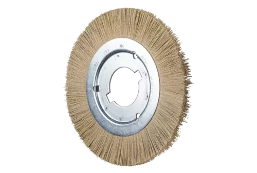 Szczotka tarczowa wąska niepleciona RBU Ø 200 × 12 × 50,8 mm otwór, włókno diamentowe Ø 0,35 mm ziarno 600 1