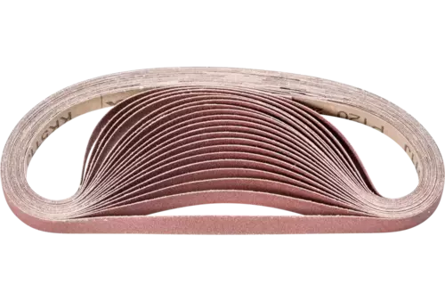 Taśma ścierna BA Korund 12 × 520 mm A120 do uniwersalnego zastosowania ze szlifierką taśmową 1