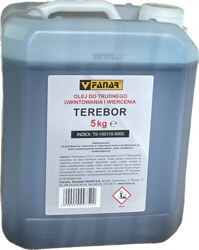 TEREBOR Preparat do gwintowania  5l 1