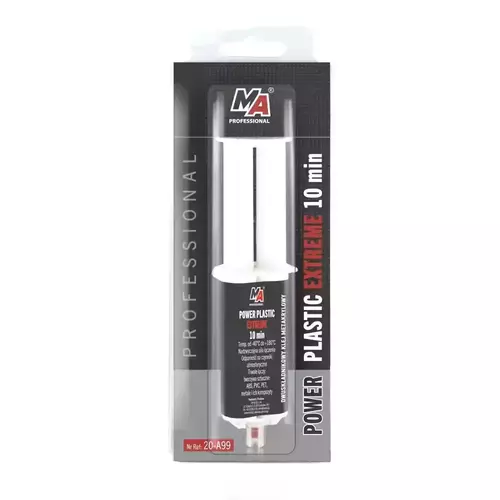Klej do plastików metakrylowy szary 25ml + miksery MA PROFESSIONAL 1