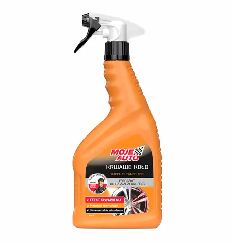 Płyn do Felg "Krwawe Koło" 750ml - Atomizer - neutralny MOJE AUTO 1