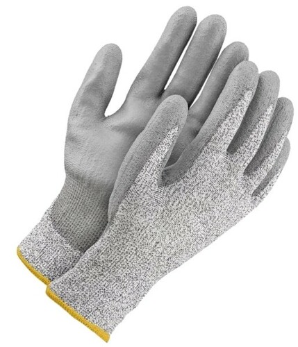 Rękawice antyprzecięciowe powlekane OX-STEEL-PU BWS 9 1