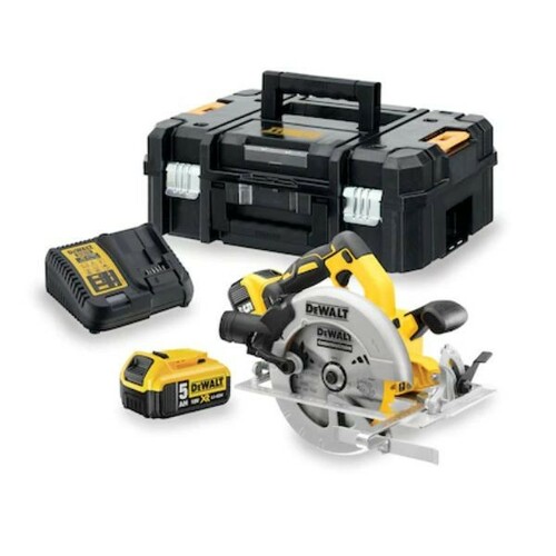 Pilarka tarczowa 18V + walizka + 2x5Ah + ładowarka DeWALT DCS570P2 1