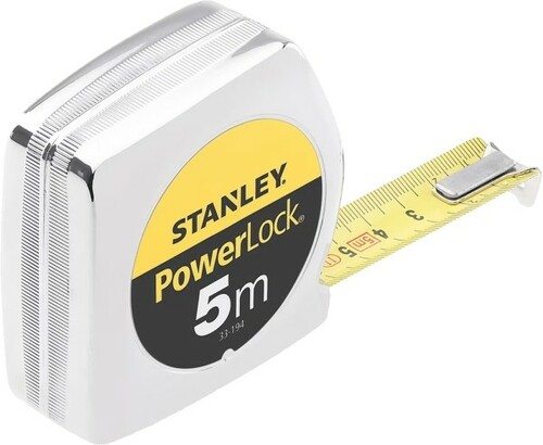 Miara STANLEY POWERLOCK® 5m 19mm obudowa z tworzywa 1