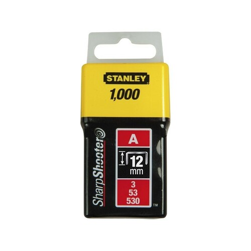 Zszywki 12mm TRA208T STANLEY 1000szt 1