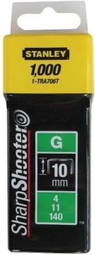 Zszywki 10mm TRA706T STANLEY 1000szt 1