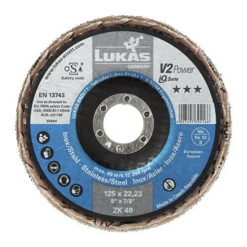 Ściernica lamelowa Ceramig 125/60 V2 1