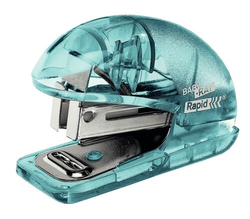 Zszywacz biurowy mini Rapid Colour'Ice F4 niebieski 1