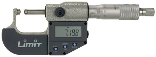 Elektroniczny mikrometr do rur Limit 0-25 mm 1