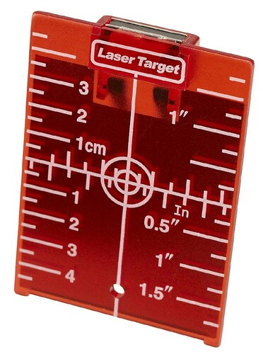 Tarcza docelowa do lasera rotacyjnego Limit 1