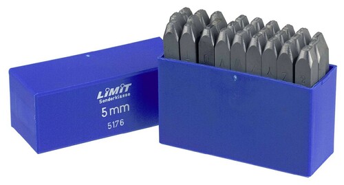 Stemple literowe 5176- litery od A do Z o wysokości 4 mm 1