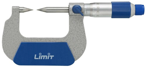 Mikrometr ze stożkowymi końcówkami pomiarowymi Limit 0-25 mm 1