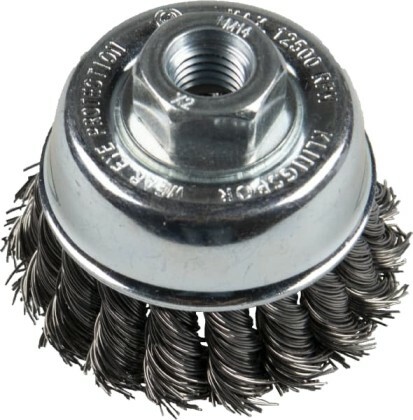 Szczotka garnkowa z gwintem, drut splatany BT 600 Z fi65x0,5 inox 1