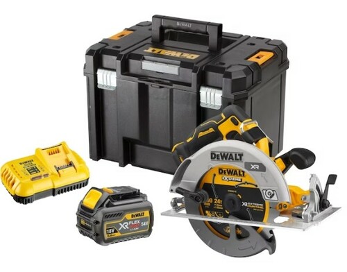 Pilarka tarczowa 18V 1x6Ah + ładowarka + walizka DeWALT DCS573T1 1
