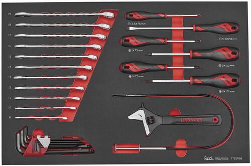 28-elementowy zestaw narzędzi, Teng Tools TTESP28 1