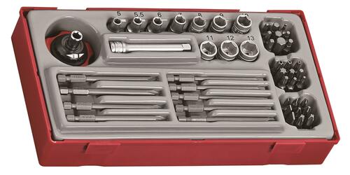 Zestaw 48 grotów wymiennych i nasadek Teng Tools TT1448 1