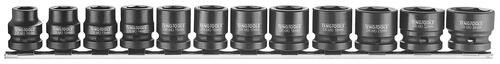 Nasadki maszynowe w zestawie. Z chwytem kwadratowym 1/2. Teng Tools 9207S12 1