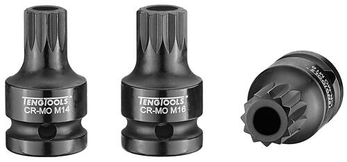 Nasadka trzpieniowa udarowa długa xZN Spline z chwytem 1/2 18 mm 1