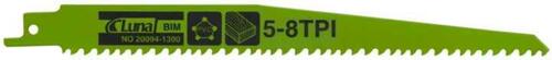 Brzeszczot szablasty, bimetal, do drewna i tworzyw sztucznych 200x19x1,3-5/8 (50) 1