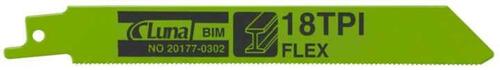 Brzeszczoty szablaste bimetalowe, elastyczne, do metalu 150x19x0,9 18T(5) 1